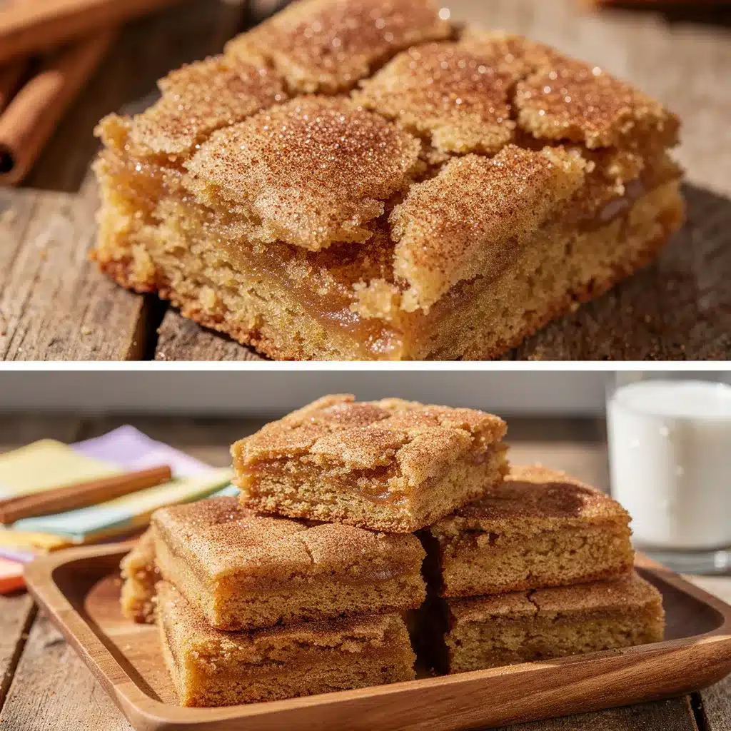brown butter snickerdoodle bars preparation steps