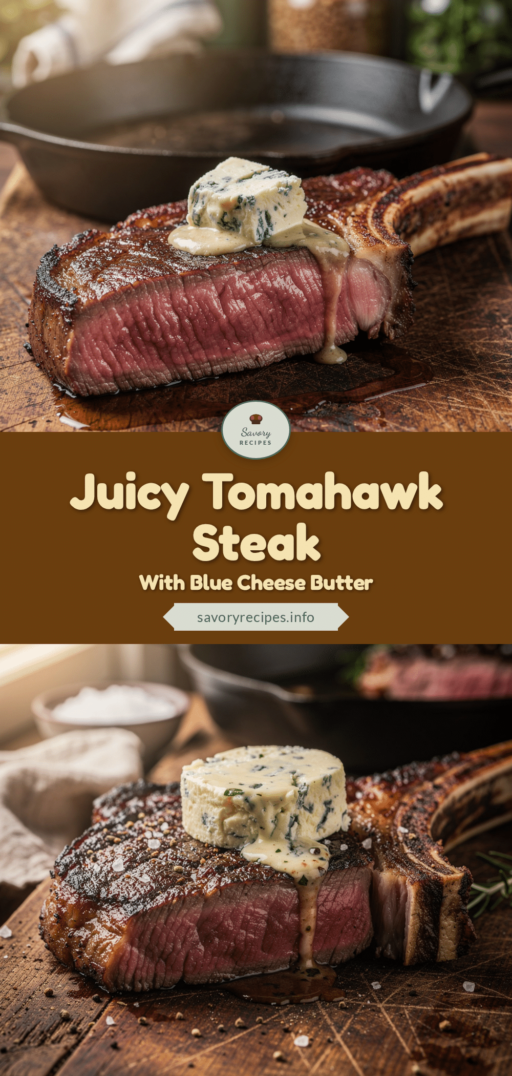 cast iron reverse sear tomahawk steak recipe