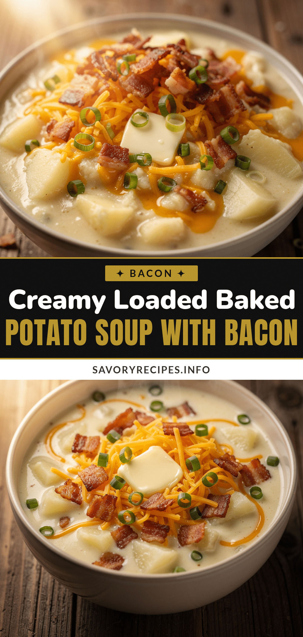 creamy loaded baked potato soup recipe