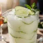 frozen coconut lime margarita slushie - featured image