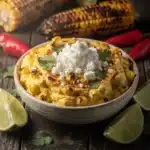 grilled elote corn dip - featured image