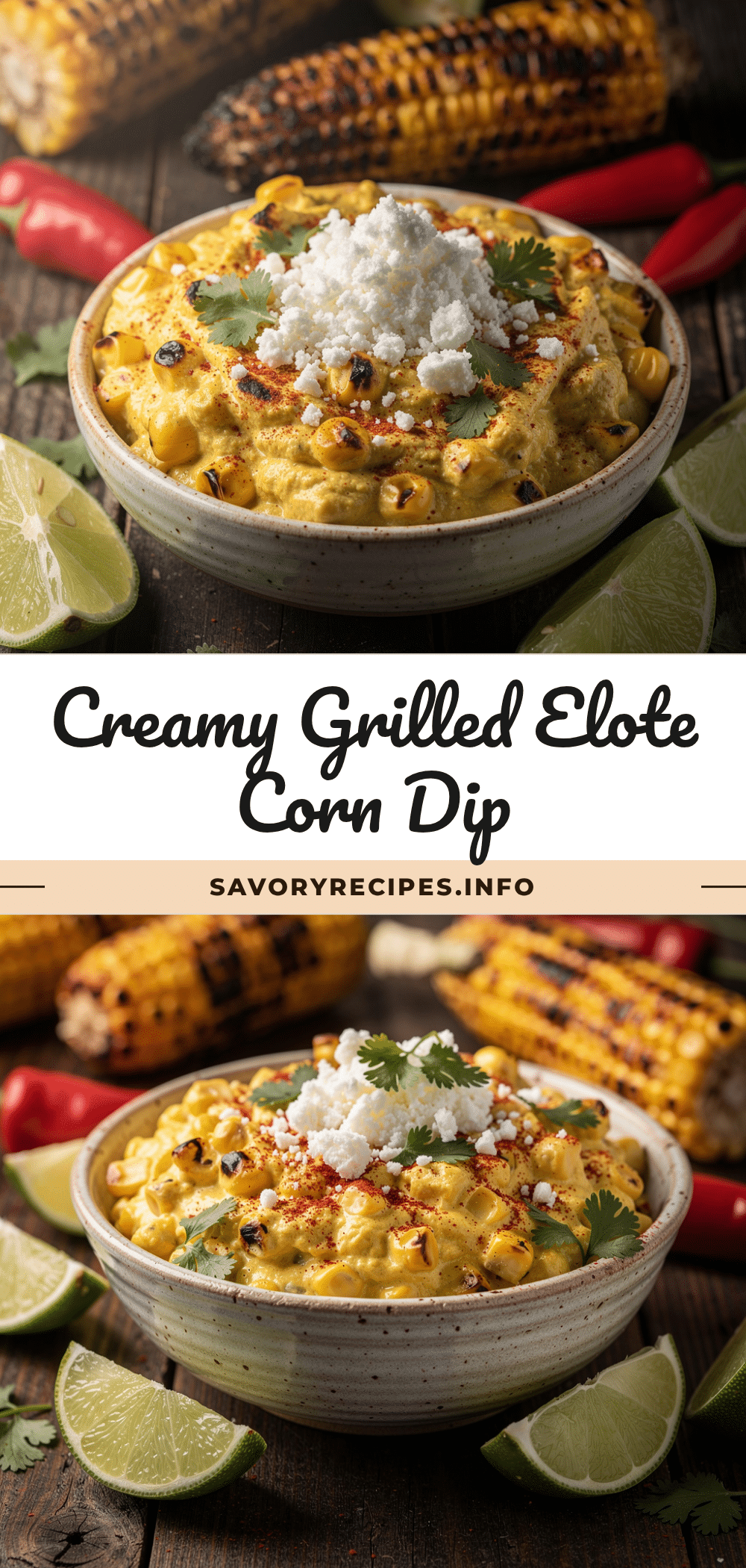 grilled elote corn dip recipe