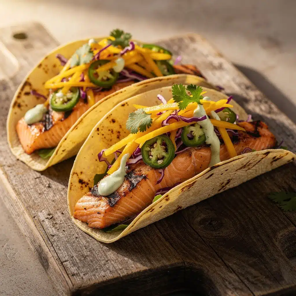 grilled salmon tacos preparation steps