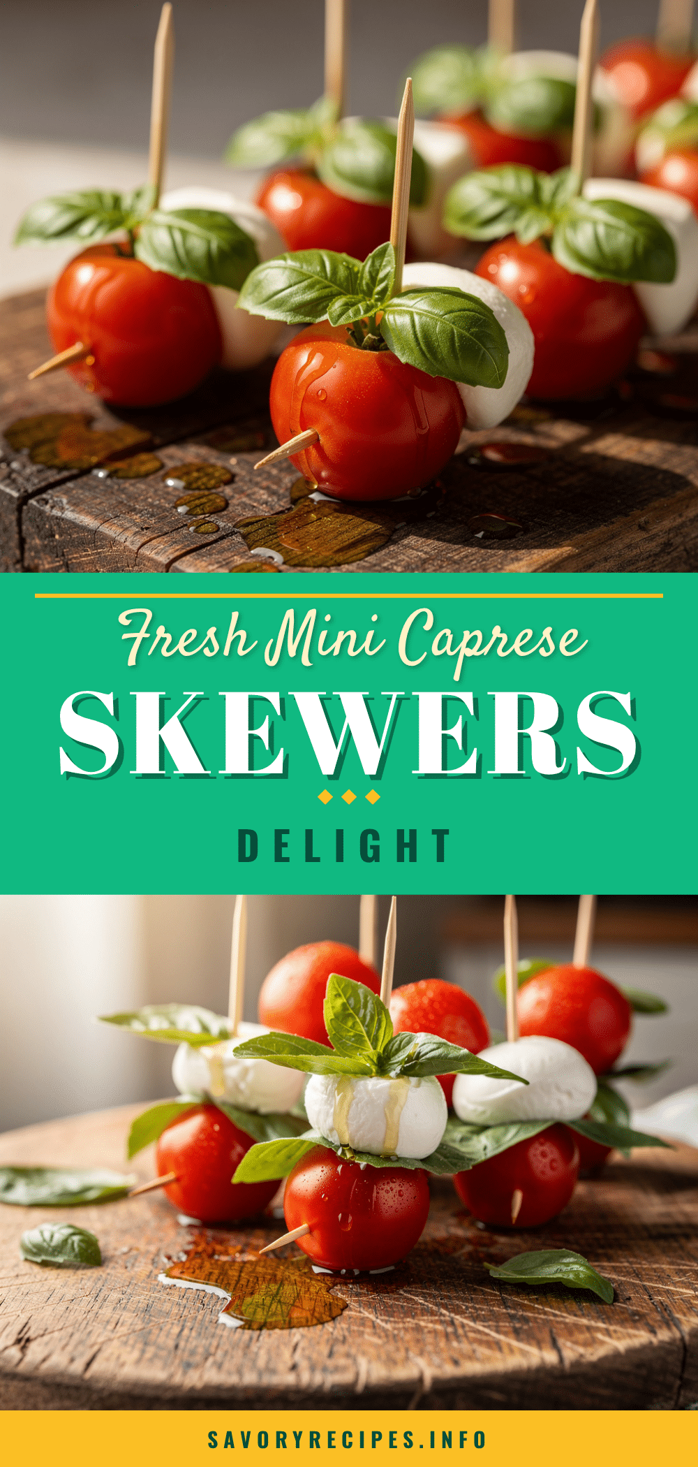 mini caprese skewers recipe
