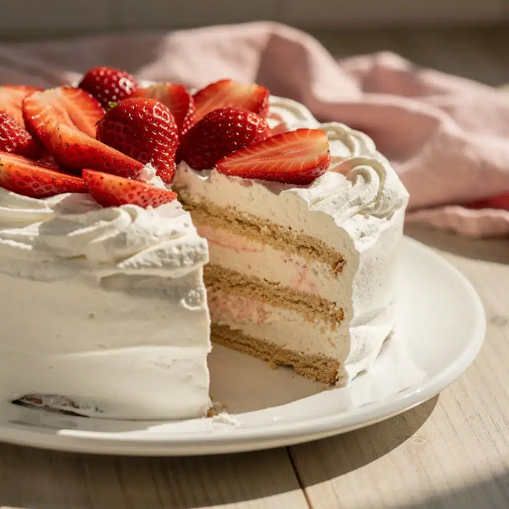 no bake strawberry icebox cake preparation steps