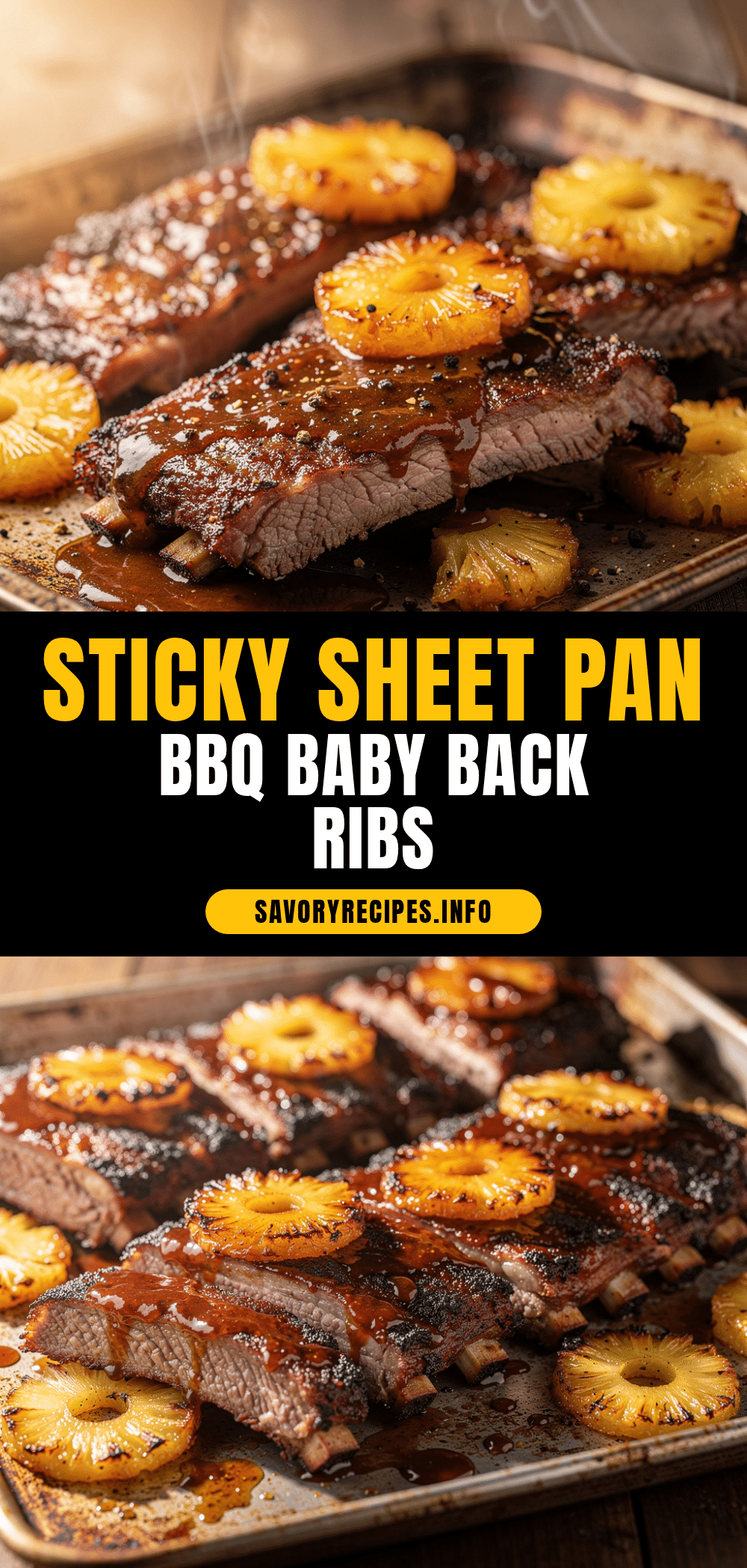 sheet pan bbq baby back ribs recipe